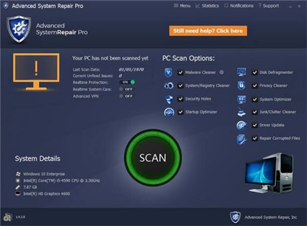 Advanced System Repair Pro-߼ϵͳ޸-Advanced System Repair Pro v1.9.6.3Ѱ