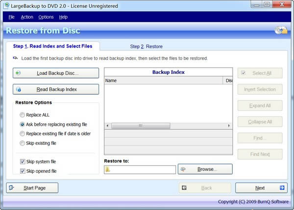 LargeBackup to DVD-DVḎݹ-LargeBackup to DVD v11.50ٷ汾