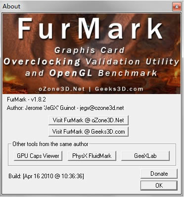 FurMark-ͼο/ GPUѹԹ-FurMark v1.21.2ٷ汾