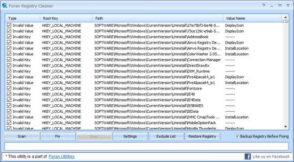 Puran Registry Cleaner-ע-Puran Registry Cleaner v1.2ٷ汾