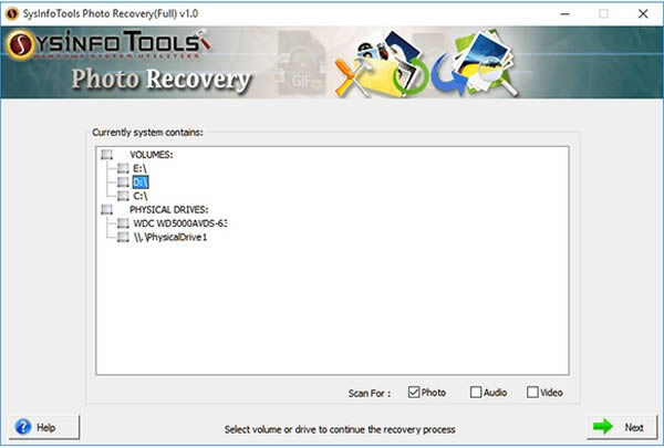 SysInfoTools Photo Recovery-Ƭָ-SysInfoTools Photo Recovery v1.0ٷ汾