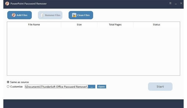 ThunderSoft PowerPoint Password Remover-PPTɾ-ThunderSoft PowerPoint Password Remover v3.5.8ٷ汾