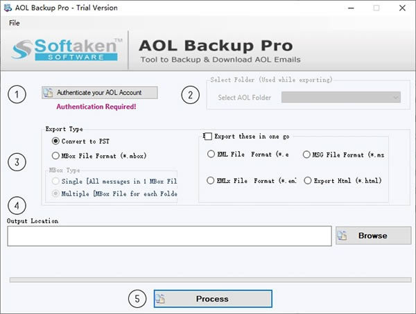 Softaken AOL Backup Pro-ݱݹ-Softaken AOL Backup Pro v1.0.1ٷ汾