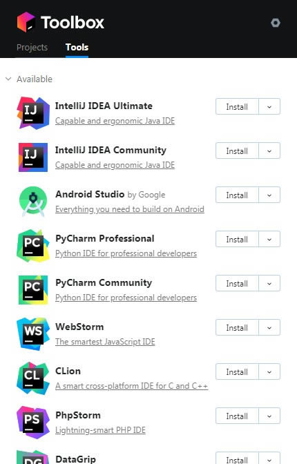JetBrains Toolbox-JetBrains Toolbox v1.21.9547ٷ汾