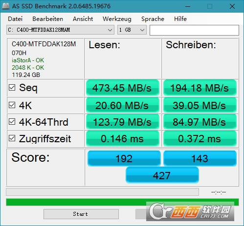 SSDרò(AS SSD Benchmark)