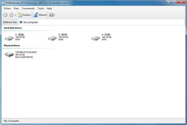 DiskInternals NTFS Recovery(NTFSݻָ)