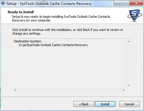 SysTools Outlook Cache Contacts Recoveryͼ