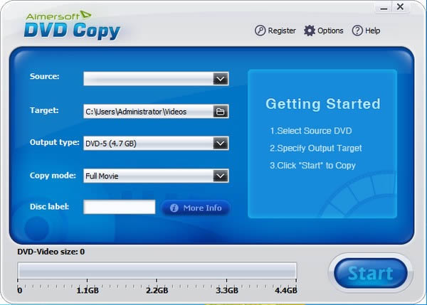 Aimersoft DVD Copy-DVDļƹ-Aimersoft DVD Copy v2.5.1ٷ汾