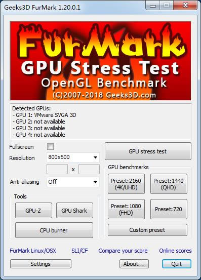 FurMark ԿԹ-FurMark-FurMark ԿԹ v1.21.1.0ٷ汾