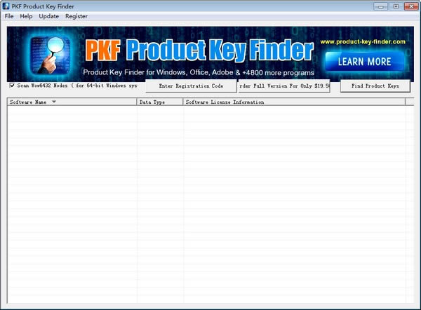 PKF Product Key Finder-һع-PKF Product Key Finder v1.4.0ٷ汾