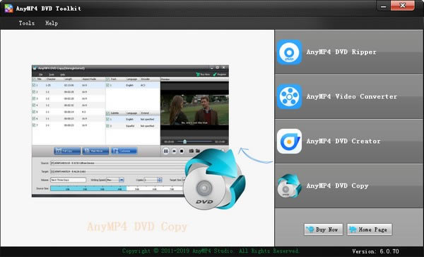 AnyMP4 DVD Toolkit-DVD๦ܹ-AnyMP4 DVD Toolkit v6.0.70.80781ٷ汾