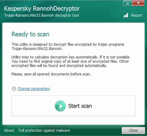 Kaspersky RannohDecryp-Trojan-Ransom.Win32.Rannohרɱ-Kaspersky RannohDecryp v1.2ٷ汾