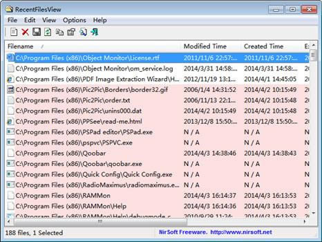 RecentFilesView-ļϢ鿴-RecentFilesViewd v1.3.2.0ٷ汾