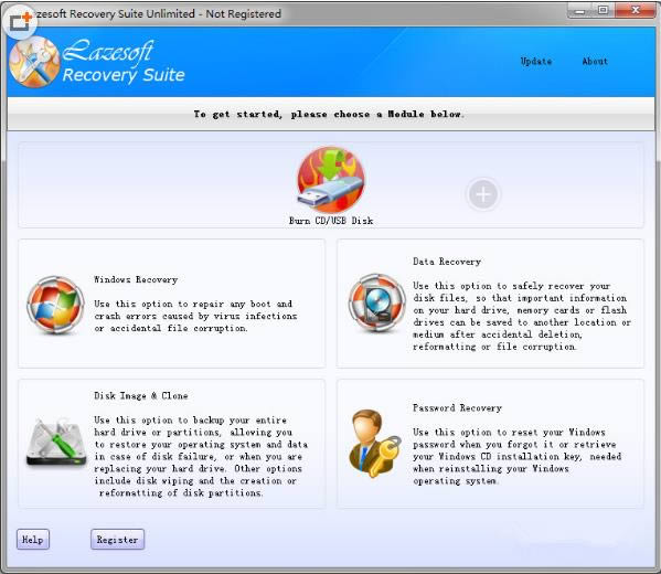 Lazesoft Recovery Suite-֏׼-Lazesoft Recovery Suited v4.1.0.1ٷ汾