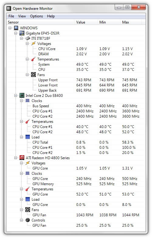 Open Hardware Monitor-Open Hardware Monitor v0.8.0.0԰