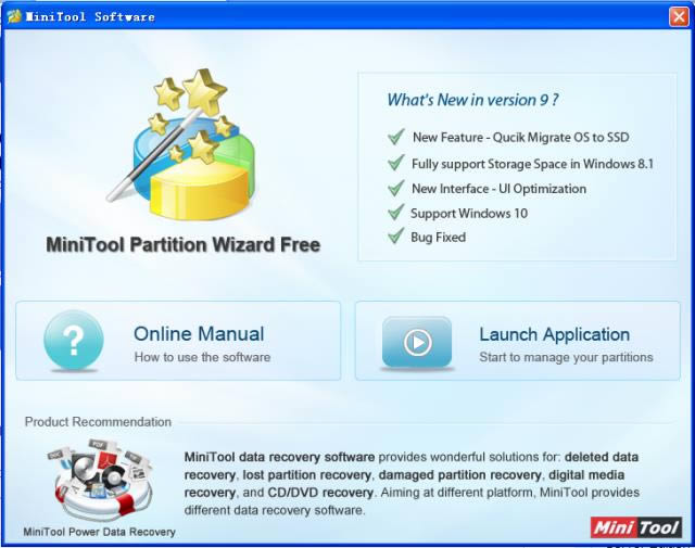 MiniTool Partition Wizard Free-ӲPօ^-MiniTool Partition Wizard Freed v9.0.1.0ٷ汾
