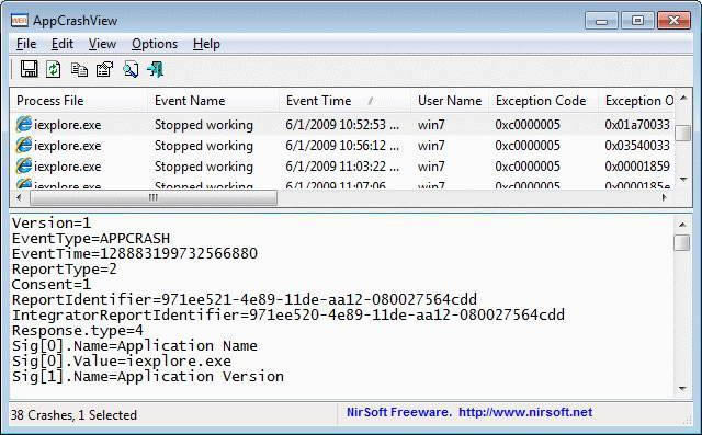 AppCrashView-鿴ϵyϢ-AppCrashViewd v1.21Gɫ
