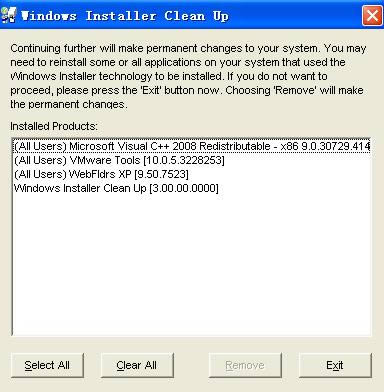 Windows Installer Clean Up-windows installer팍(sh)ù-Windows Installer Clean Upd v4.71.1015.0ٷ汾