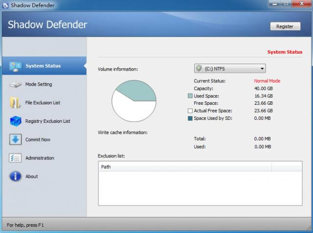 Shadow Defender-Ӱϵy(tng)-Shadow Defenderd v1.3.0.454ƽ