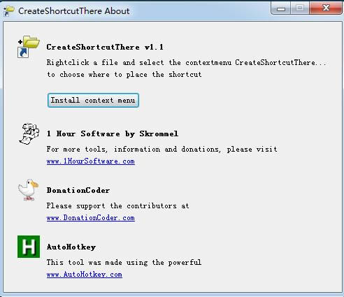 CreateShortcutThere-ݷʽ(chung)-CreateShortcutThered v1.1.0.0Gɫ