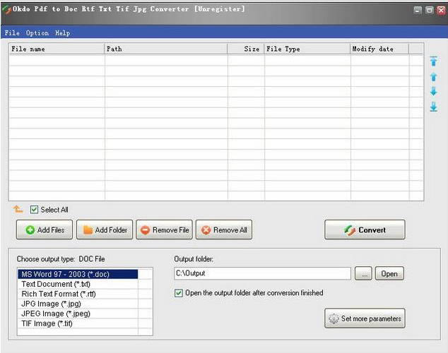 Okdo Pdf to Doc Rtf Txt Tif Jpg Converter-pdfתDoc/Rtf/Txt/Tif/Jpg-Okdo Pdf to Doc Rtf Txt Tif Jpg Converter v5.6ٷ汾