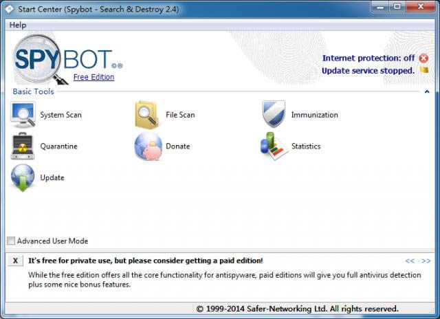 SpyBot Search &amp; Destroy-SpyBot Search &amp; Destroyd v2.4ٷ汾