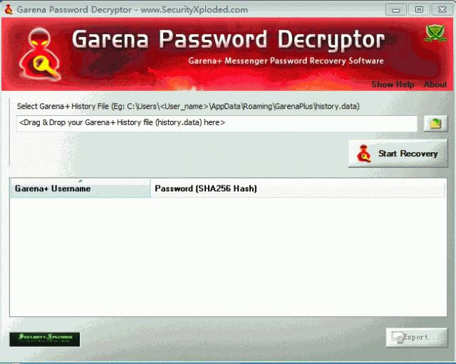 Garena Password Decryptor-Garena Password Decryptord v3.0Gɫ