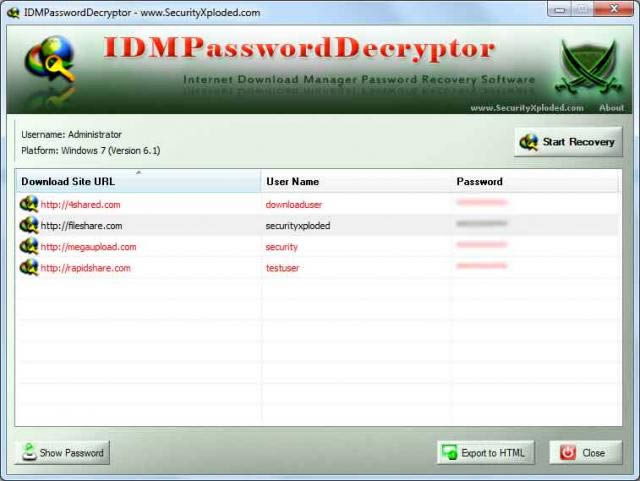 IDMܴa IDM Password Decryptor Portable-IDMܴa IDM Password Decryptor Portabled v4.0ٷ汾