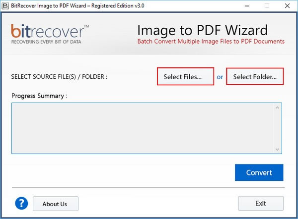 BitRecover Image to PDF Wizard-ImageתPDFת-BitRecover Image to PDF Wizard v3.1.0ٷ汾