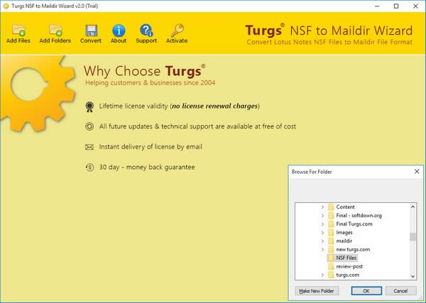 Turgs NSF to Maildir Wizard-NSFתMaildirת-Turgs NSF to Maildir Wizard v2.0.0ٷ汾