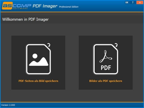 ASCOMP PDF Imager Professional Edition-PDFתͼ񹤾-ASCOMP PDF Imager Professional Edition v1.0ٷ汾