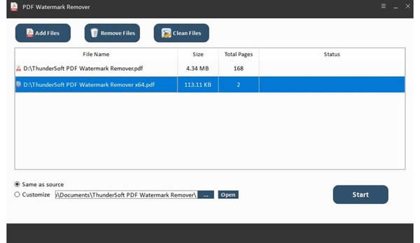 ThunderSoft PDF Watermark Remover-PDFˮӡ-ThunderSoft PDF Watermark Remover v3.5.8ٷ汾