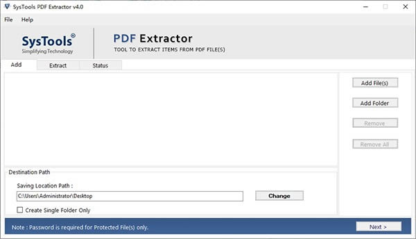 SysTools PDF Extractor-PDFļȡ-SysTools PDF Extractor v4.0ٷ汾