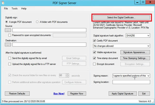 PDF Signer Server-ǩ-PDF Signer Server v4.0ٷ汾