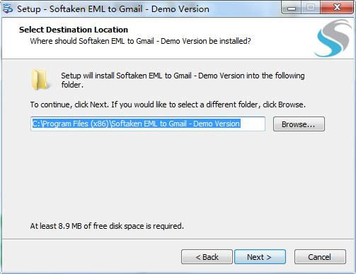 Softaken EML to GMail Importerͼ