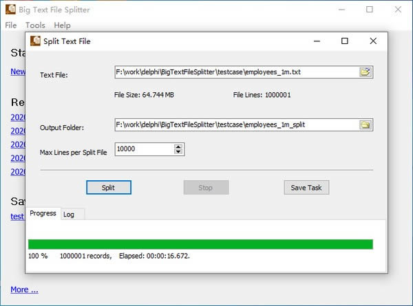 BigTextFileSplitter-ļ-BigTextFileSplitter v1.0ٷ汾