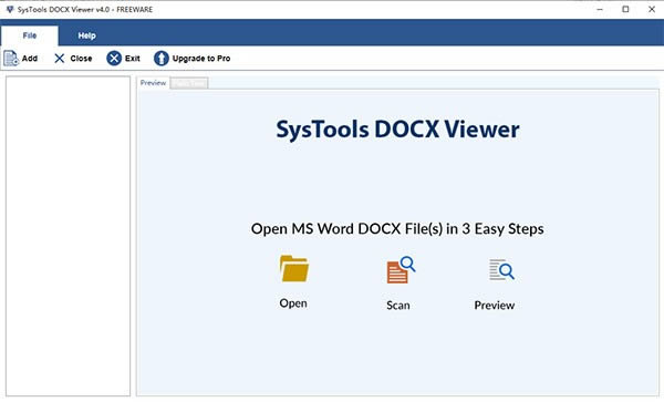 SysTools DOCX Viewer-ļ鿴-SysTools DOCX Viewer v4.0ٷ汾