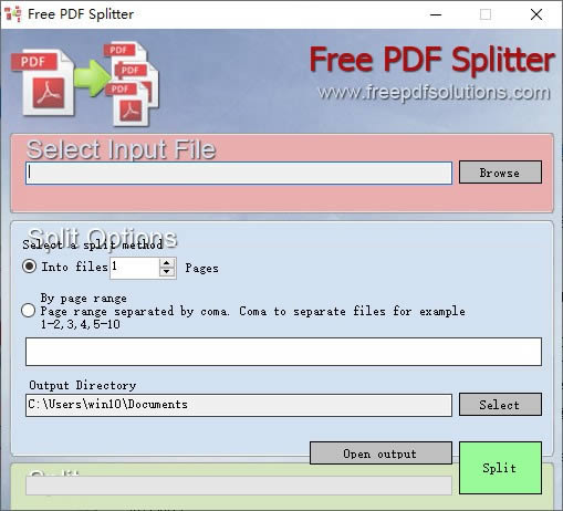 Free PDF Splitter-PDFָ-Free PDF Splitter v1.0ٷ汾