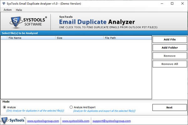 SysTools Email Duplicate Analyzer-ظʼ-SysTools Email Duplicate Analyzer v1.0ٷ汾