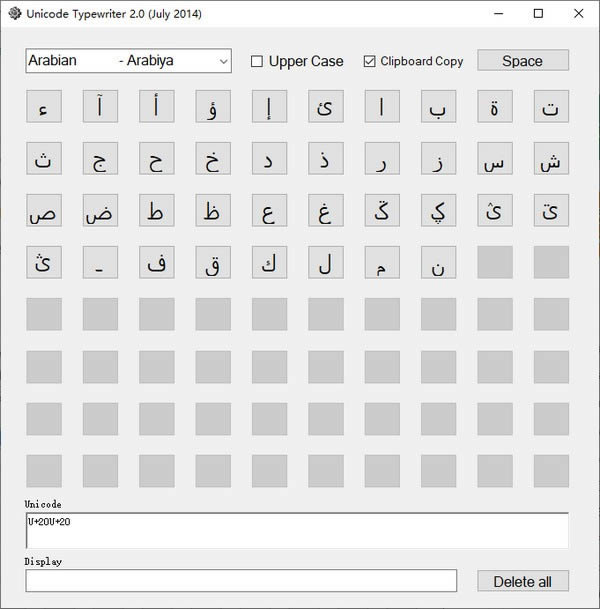 Unicode Typewriter-ʻ㷭ѵ-Unicode Typewriter v2.0ٷ汾