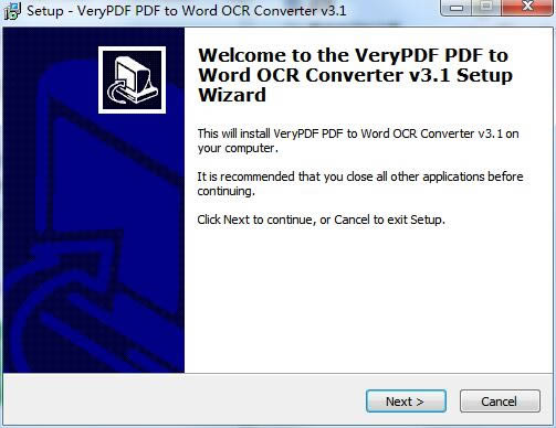 VeryPDF PDF to Word OCR Converter؈D
