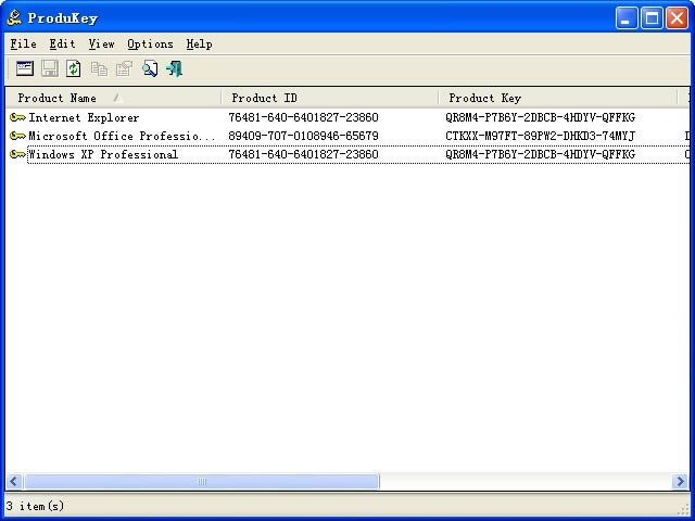 ProduKey-MicrosoftкŲ鿴-ProduKey v1.96ٷ汾