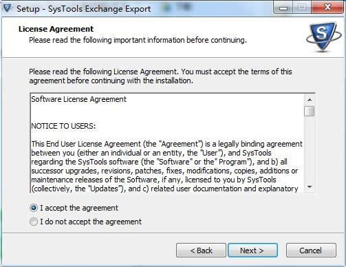 SysTools Exchange Export؈D