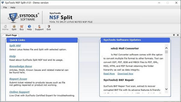 SysTools NSF Split-NSFļָ-SysTools NSF Split v1.0ٷ汾