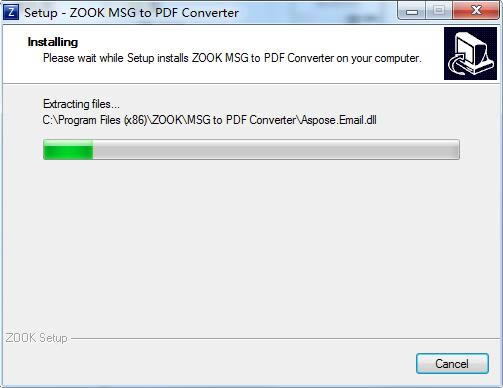ZOOK MSG to PDF Converter؈D