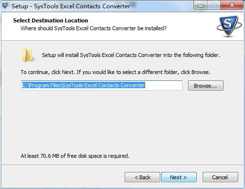 SysTools Excel Contacts Converter؈D