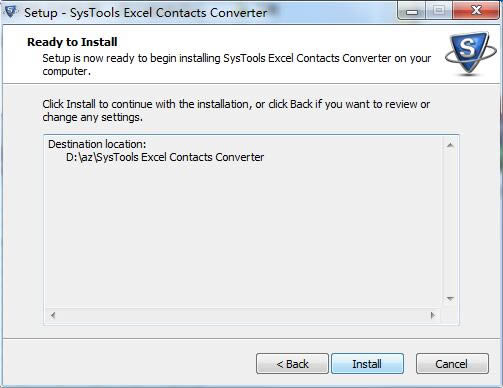 SysTools Excel Contacts Converter؈D
