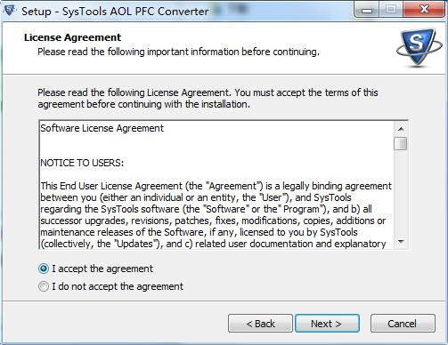 SysTools AOL PFC Converter؈D