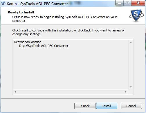 SysTools AOL PFC Converter؈D