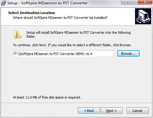 SoftSpire MDaemon to PST Converter؈D